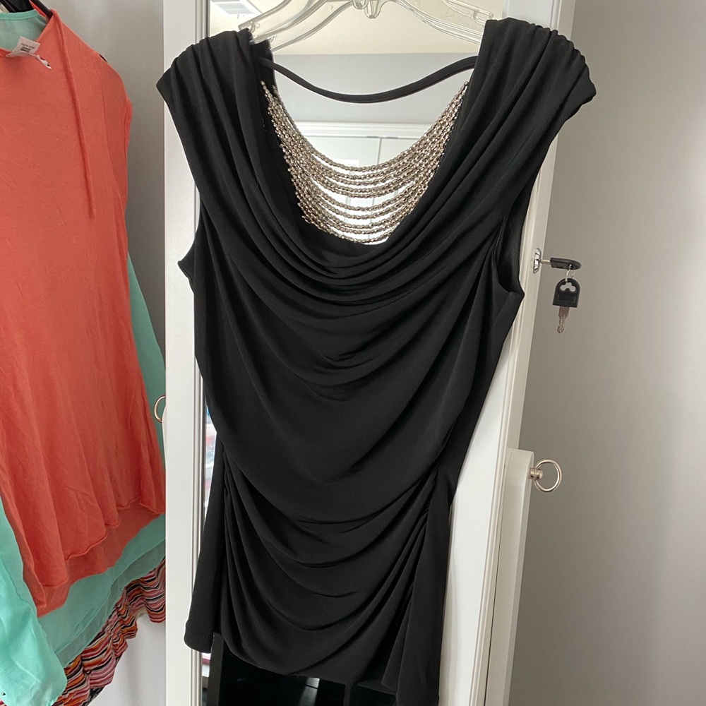 Fancy black top
